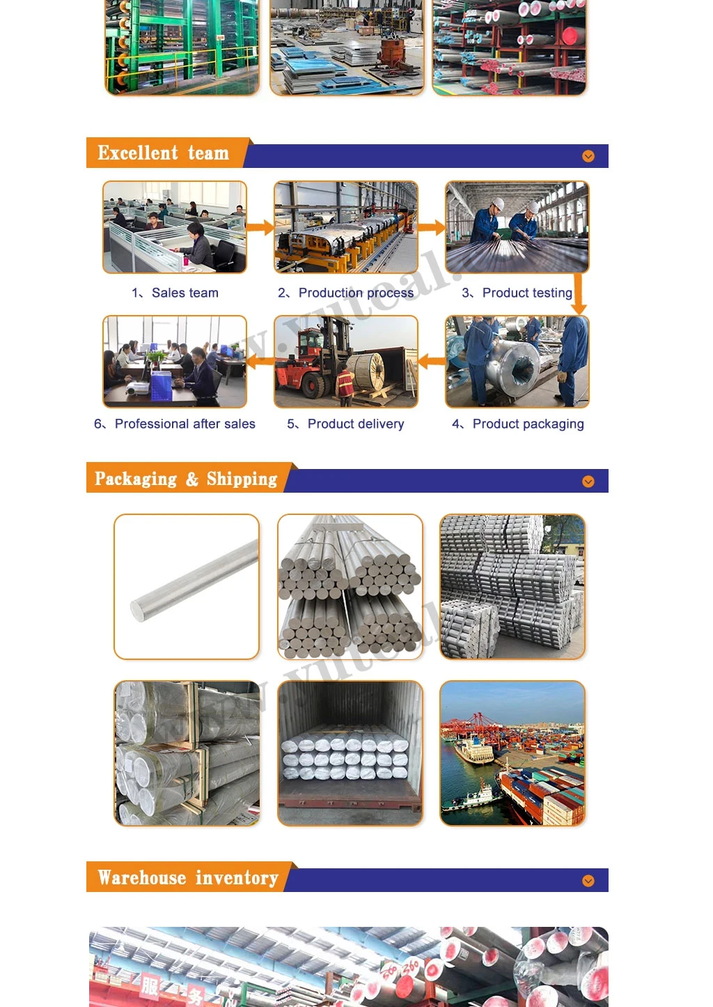 Hot Sales 5000 2000 6000 7000 Series Aluminum/Aluminium Bars Aluminum Rod 6061 6063 6082 6070 5005 5050 5052 5056 5083 5457 5652 2011 2017 2024 2036 2048 2124