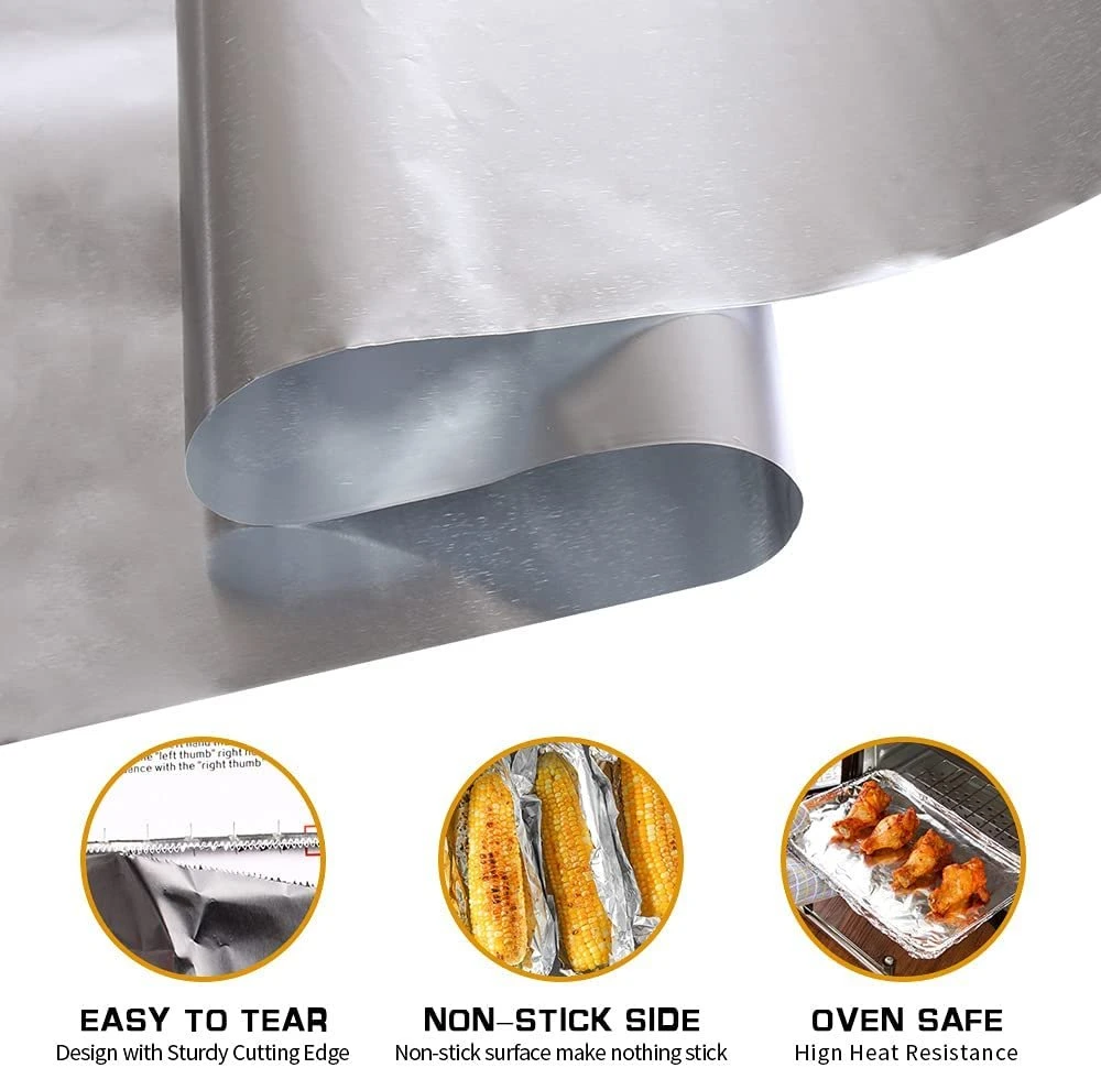 Customized Aluminum Foil Rolls for Kitchen Used