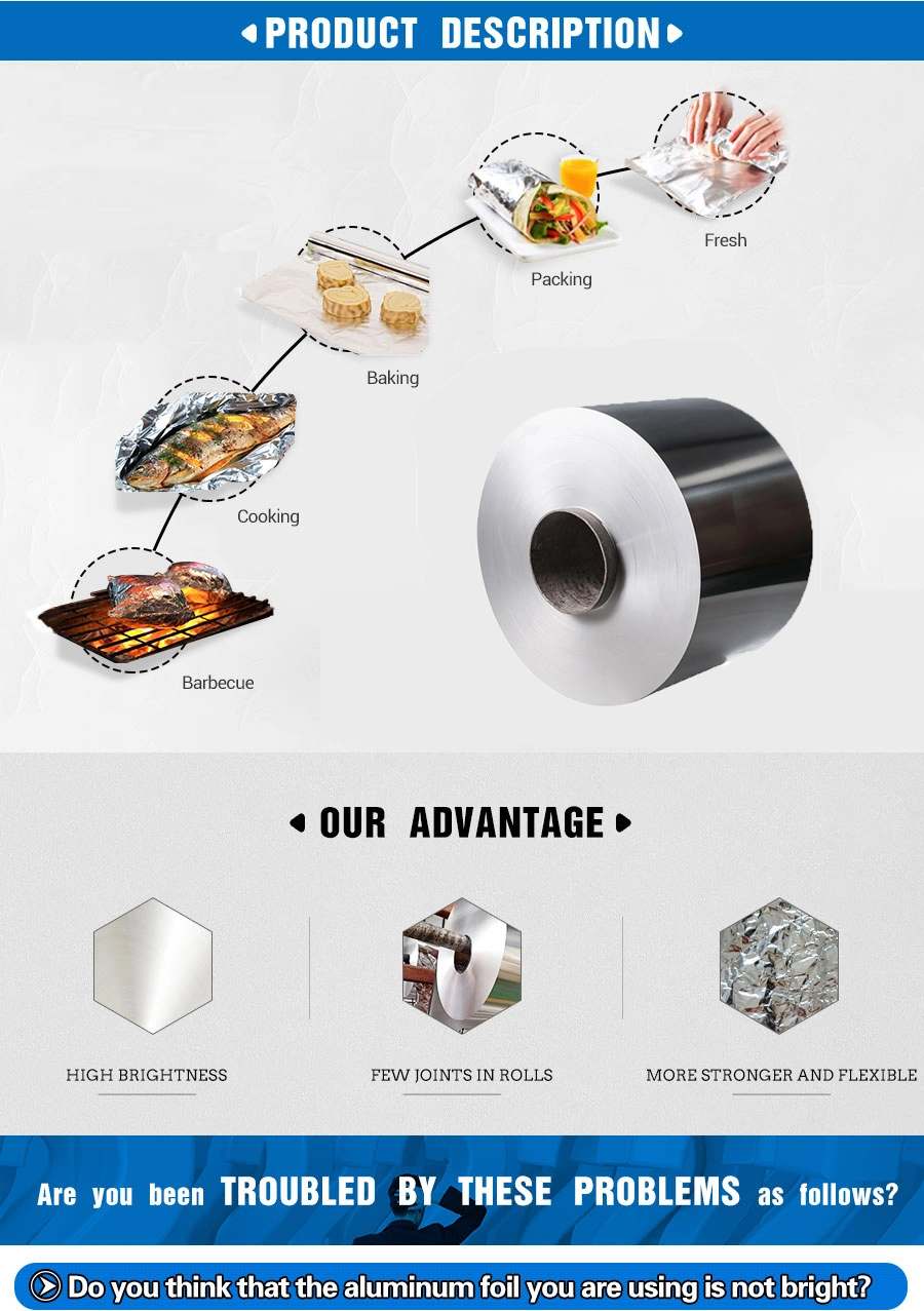 China Factory Manufacturer Waterproof Aluminum Foil Uses in The Kitchen