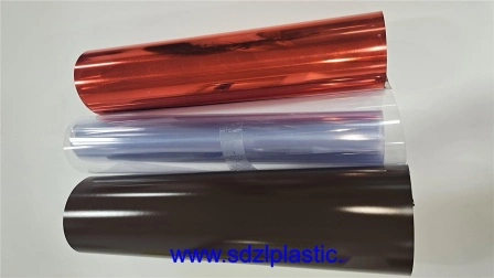 0.07mm-2mm PVC rigide de qualité alimentaire formant des rouleaux d'emballage sous vide feuille de formage en plastique feuille décorative feuille d'aluminium